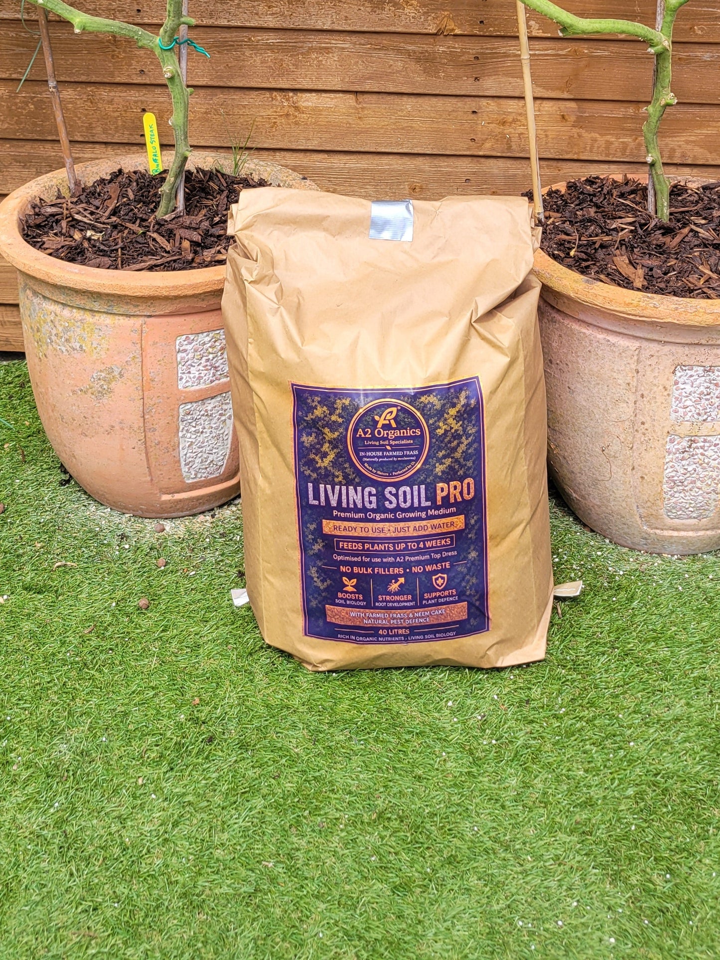 A2 Organics Living Soil – 40L