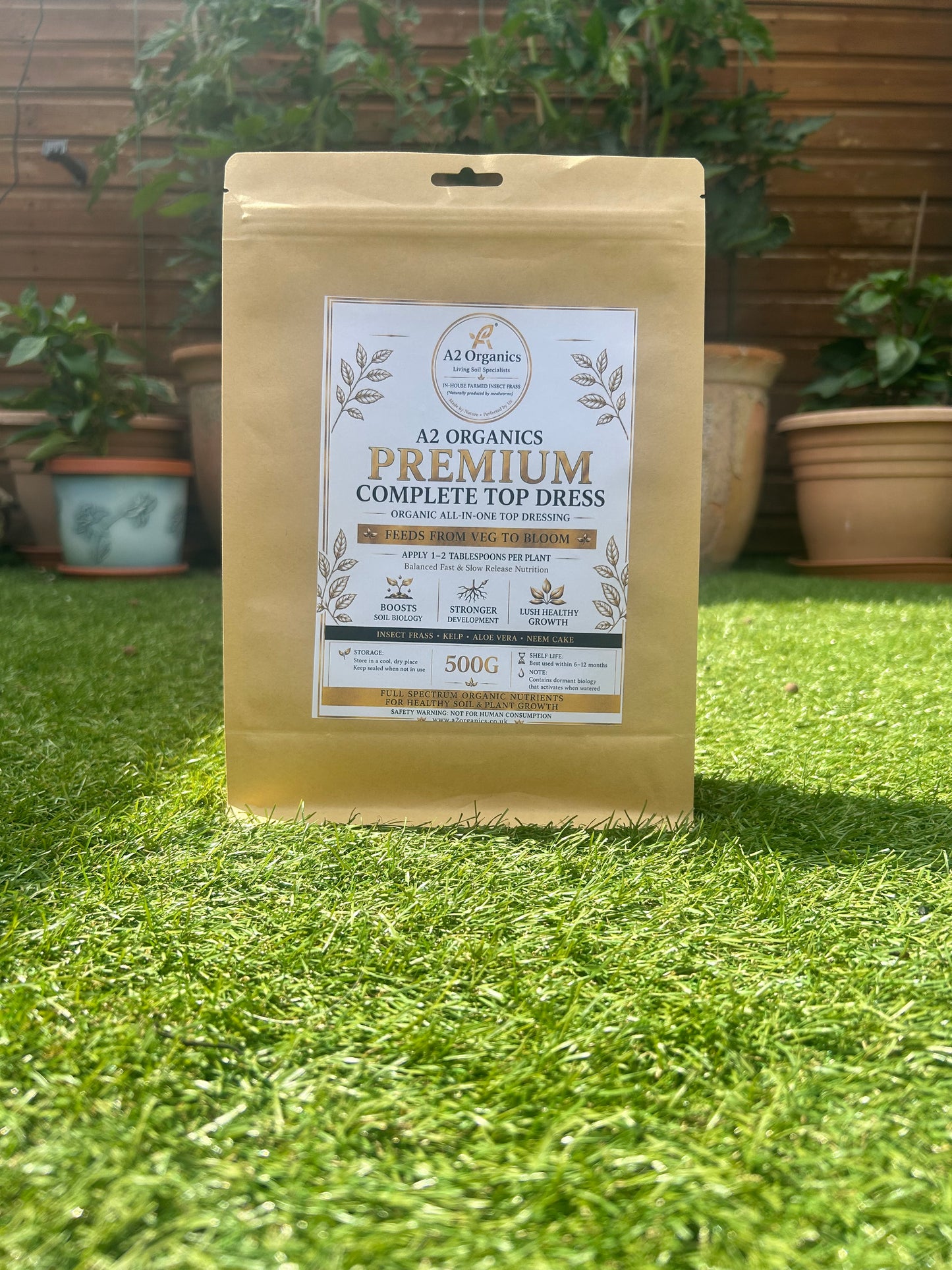 *NEW* A2 Organics Premium Top Dress Amendment (500g)